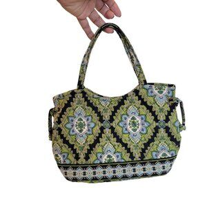 Vera Bradley Blue & Green Paisley Shoulder Bag
